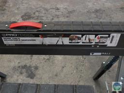 Lot 2 Protocol Adjustable Work Table Sawhorses