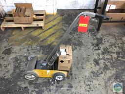 Paint Striper Cart & Box of Spray Paint
