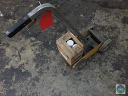 Paint Striper Cart & Box of Spray Paint