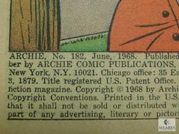 Archie Series, Archie, No. 182, June 1968 Issue