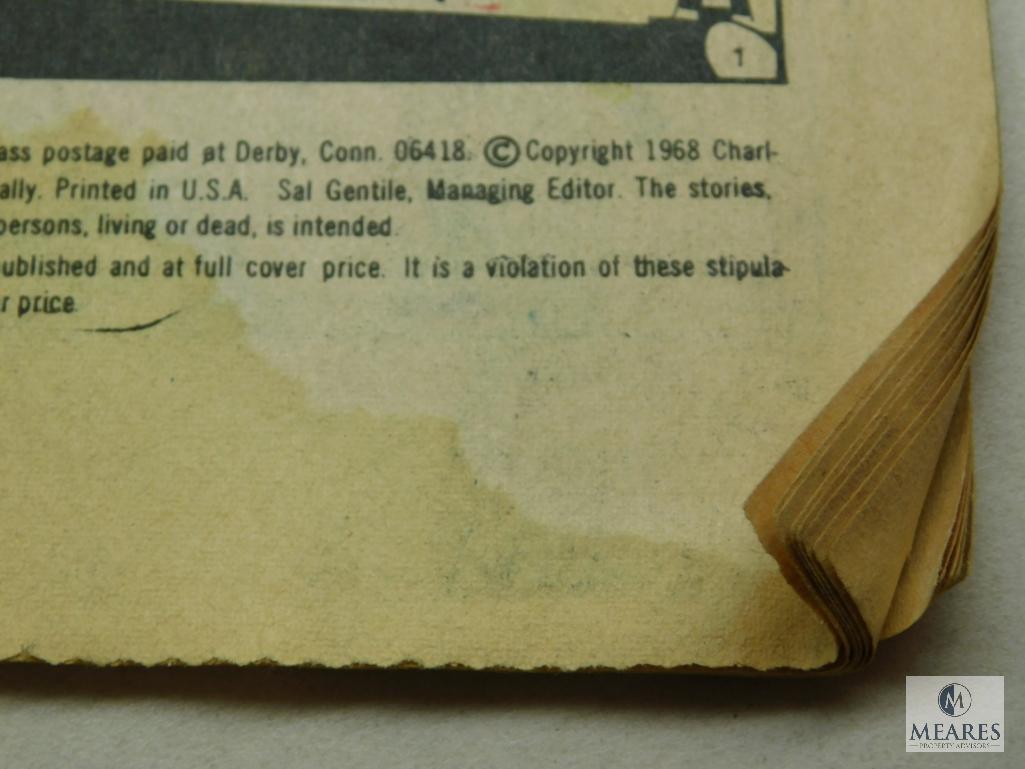 Charlton Comics, Drag N' Wheels, No. 31, November, 1968. Issue