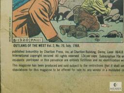 Charlton Comics, outlaws of the west, No.70 , July 1968 Issue