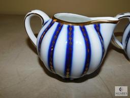 Royal Danube Number 1886 China Creamer & Sugar Bowl Set