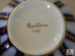 Royal Danube Number 1886 China Creamer & Sugar Bowl Set