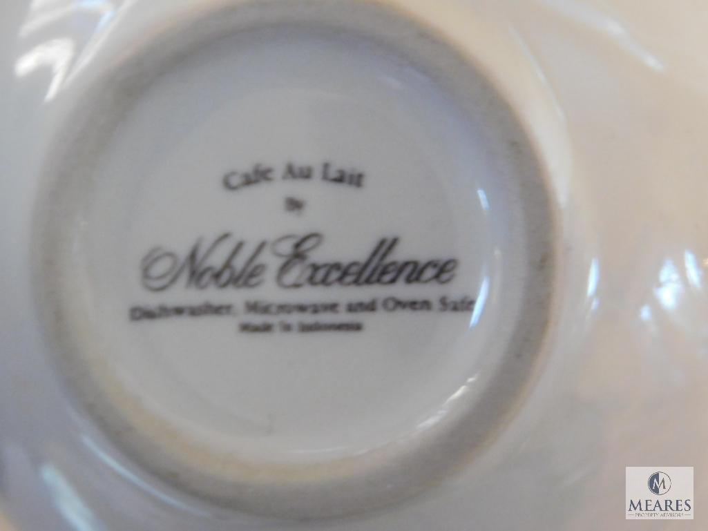 Lot of Noble Excellence Coffee / Tea Mugs and Ralph Lauren Bowl