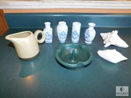 Lot Pottery Pieces Noritake Stoneware, Shells, Neiman Marcus Porcelain