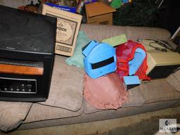Lot Couch, Infrared Heater, Vase, +
