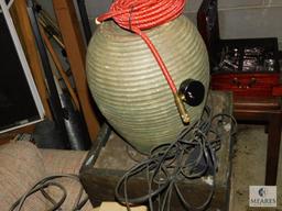 Lot Couch, Infrared Heater, Vase, +