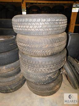 Stack of 6 Various Tires - Good Tread