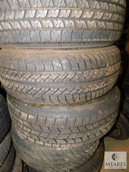 Stack of 6 Various Tires - Good Tread