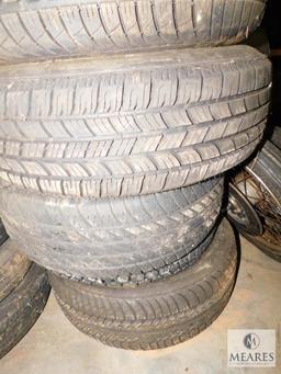 Stack of 6 Various Tires - Good Tread