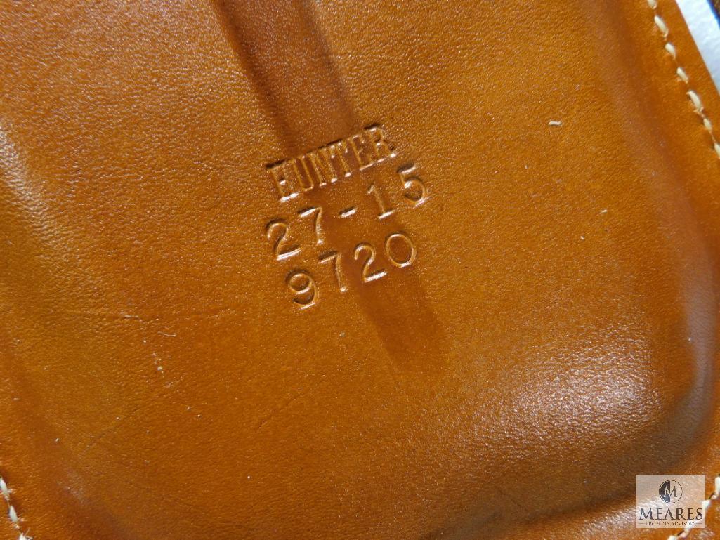 Lot 2 New Leather Double Mag Pouches fits Glock & Similar Double Stacked Mags