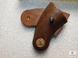 Vintage Walnut Grips for Small D Frame Colt Detective Special
