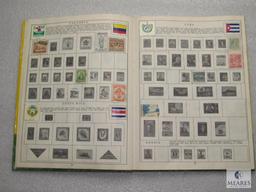 My First Stamp Album Copyright 1962 Collection Book for Beginners w/ Some Stamps