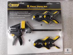 Lot 3 New Sets of Clamps 5 piece set each