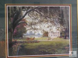 R.C.Carter "One Fine Morning" southern print Matted and Framed 40" x 34"