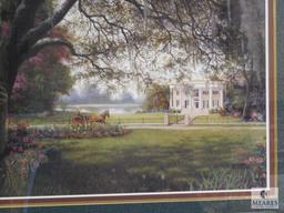 R.C.Carter "One Fine Morning" southern print Matted and Framed 40" x 34"