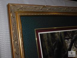 R.C.Carter "One Fine Morning" southern print Matted and Framed 40" x 34"