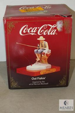 Coca-Cola Out Fishin' Figurine in Original box