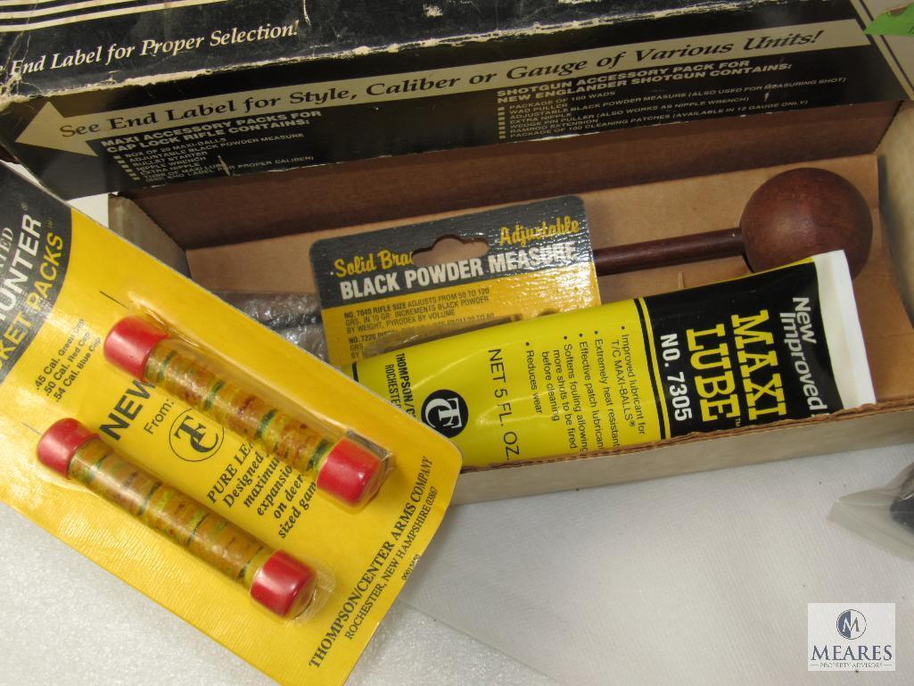 Lot New Poly Tarps, Thompson Center Muzzleloader Pack, Muzzle Mount, Arrow Sharpener, +