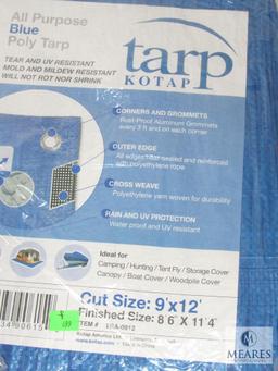 Lot New Poly Tarps, Thompson Center Muzzleloader Pack, Muzzle Mount, Arrow Sharpener, +