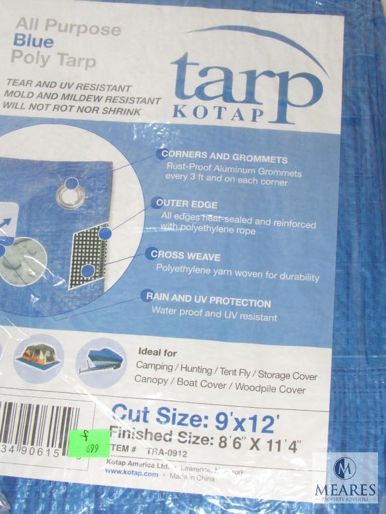 Lot New Poly Tarps, Thompson Center Muzzleloader Pack, Muzzle Mount, Arrow Sharpener, +