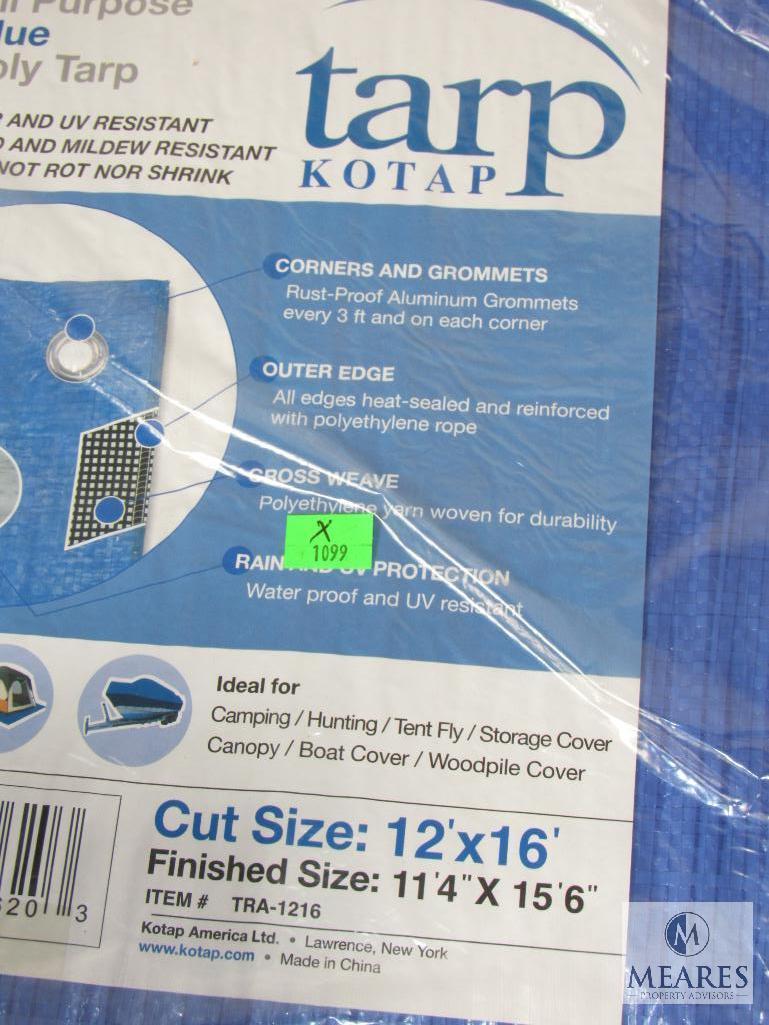 Lot New Poly Tarps, Thompson Center Muzzleloader Pack, Muzzle Mount, Arrow Sharpener, +