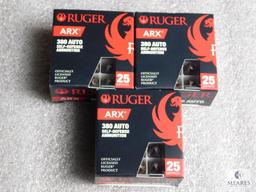 60 Rounds Ruger .380 ARX Self Defense Ammunition 97 Grain Ammo