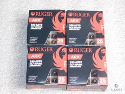 80 Rounds Ruger .380 ARX Self Defense Ammunition 97 Grain Ammo