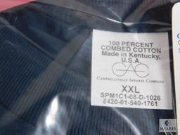 Lot 3 New DSCP Mens Navy T-Shirts Undershirts All Size XX-Large