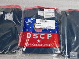 Lot 3 New DSCP Mens Navy T-Shirts Undershirts All Size XX-Large