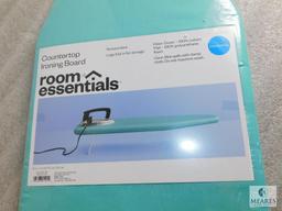 New Room Essentials Countertop Ironing Board 30" x 12" Folds for Storage