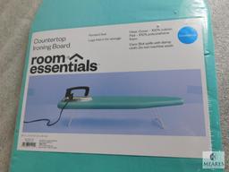 New Room Essentials Countertop Ironing Board 30" x 12" Folds for Storage