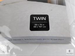 New Biddeford Heated Quilted Mattress Pad Twin Size fits most up to 22"