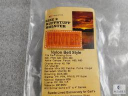 New Suede lined Hunter Holster fits Double Action Revolver with 3-4" barrels #1210-2