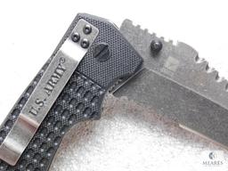 New U.S. Army tactical folder with pocket clip