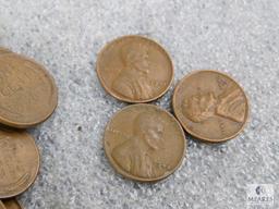 Approximately 1 pound of mixed Lincolns cents