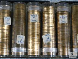 Box of (10) rolls of 1963-P Lincoln cents
