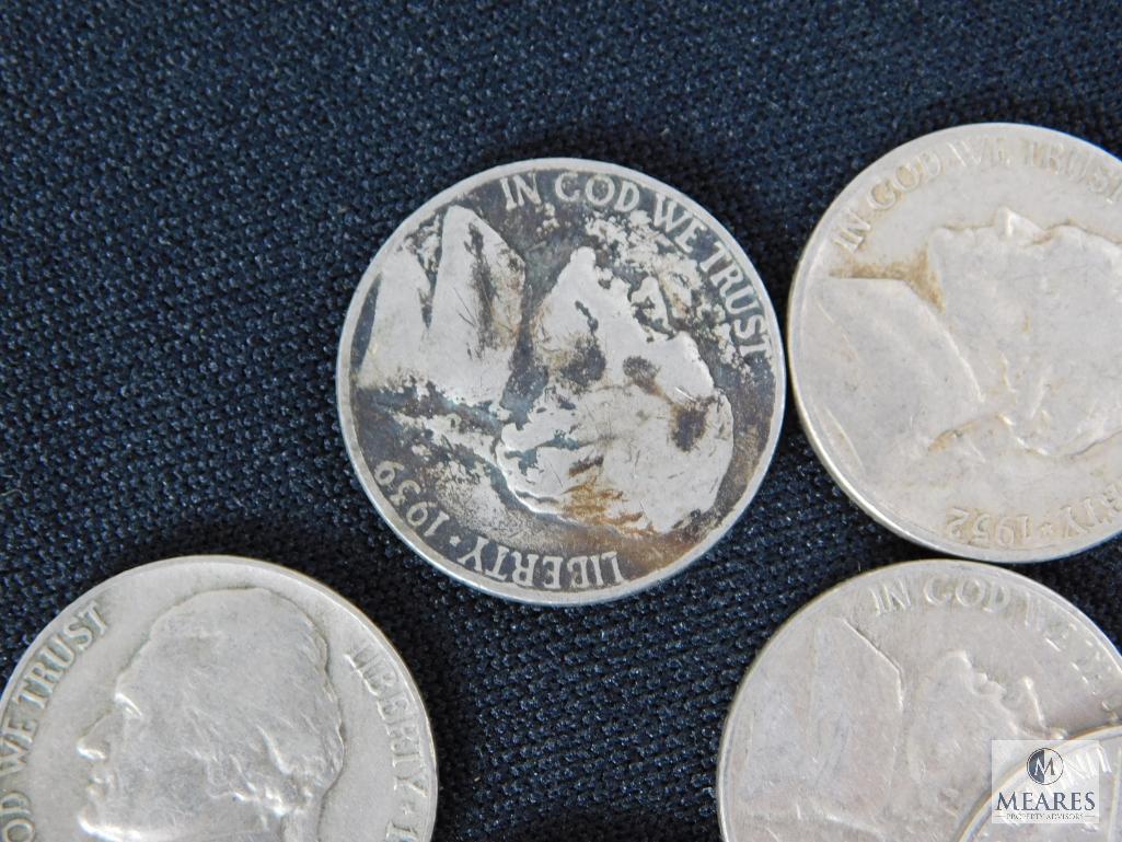 Approximately 1 pound of mixed Jefferson nickels