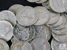 Approximately 1 pound of mixed Jefferson nickels