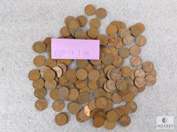 Approximately 1 pound of mixed Lincolns cents