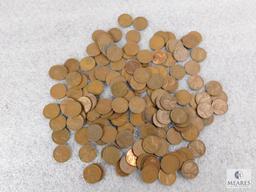 Approximately 1 pound of mixed Lincolns cents