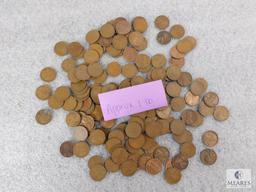 Approximately 1 pound of mixed Lincolns cents