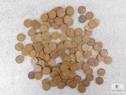 Approximately 1 pound of mixed Lincolns cents