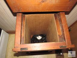 Wooden Trash Can