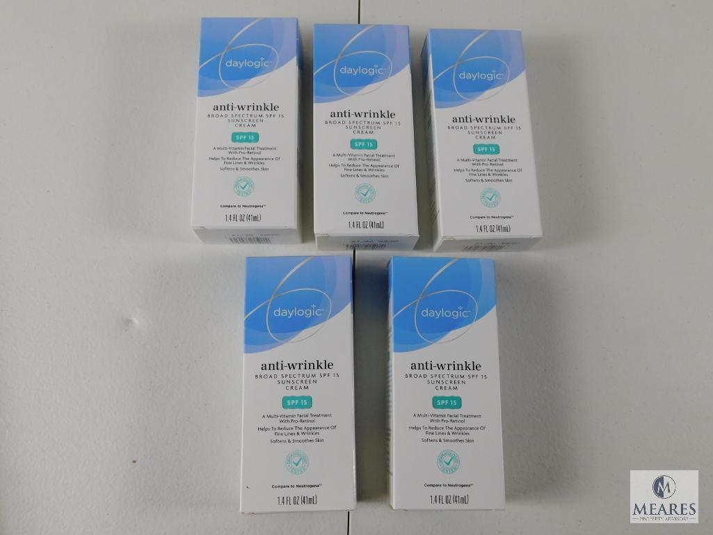 Lot 5 New Boxes Daylogic Anti-Wrinkle Cream SPF 15 1.4 oz Bottles