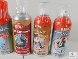Lot 6 assorted 4.25 oz Kiwi Spray Cans Boot Cleaner, Suede Protector & Protect All