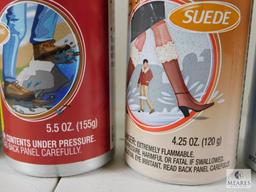 Lot 6 assorted 4.25 oz Kiwi Spray Cans Boot Cleaner, Suede Protector & Protect All
