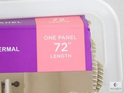 Lot 2 New McKenna Grommet Panel Blackout Curtains Dune Taupe 50" x 95" each