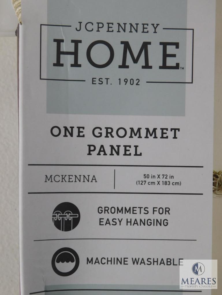 Lot 2 New McKenna Grommet Panel Blackout Curtains Dune Taupe 50" x 95" each